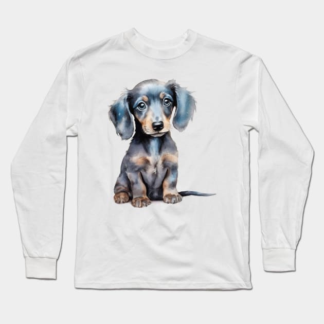 dachshund Long Sleeve T-Shirt by Daria Kusto